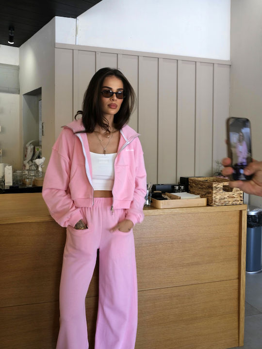 Sweatpants Set Candy Pink