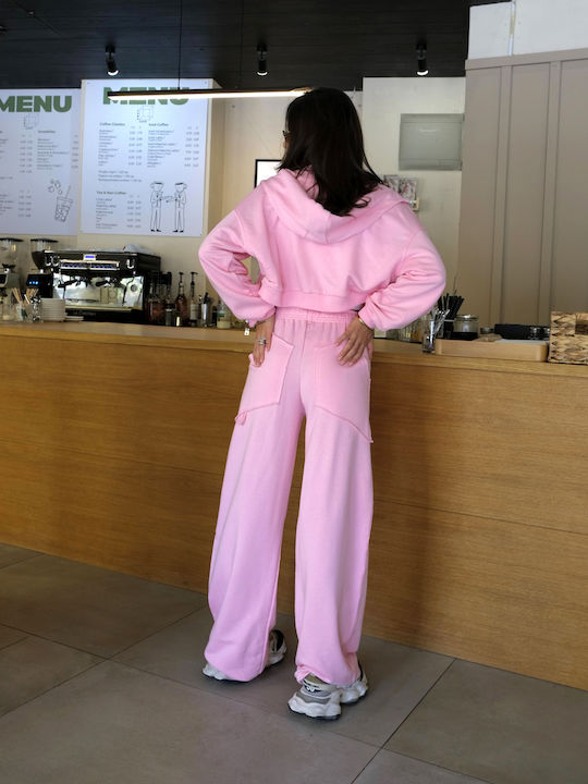 Sweatpants Set Candy Pink