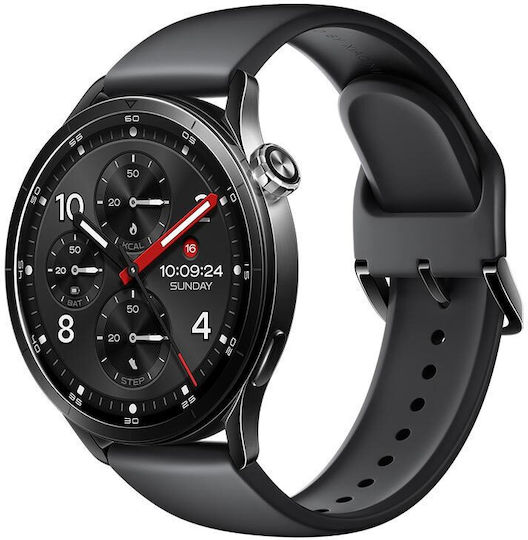 Xiaomi Watch S5 Stainless Steel 46mm Αδιάβροχο με Παλμογράφο (Black)
