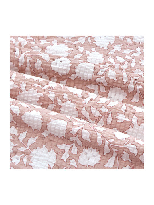 Liolios Home Veronica Coverlet Set Super Queen Pink 220x240cm