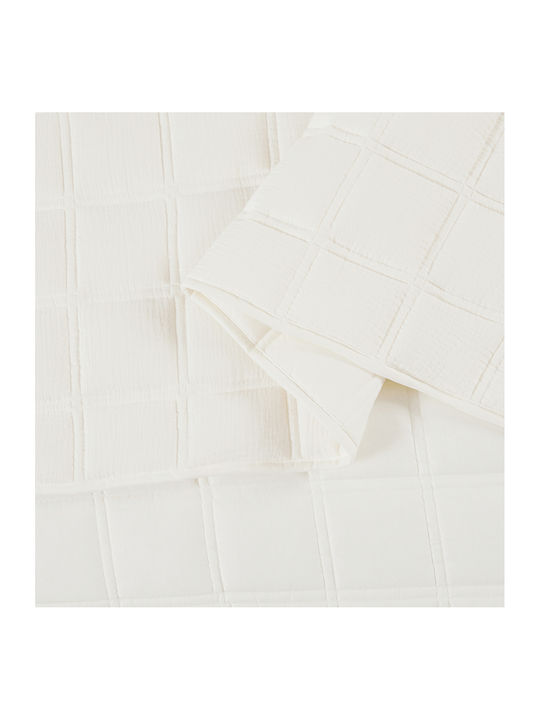 Liolios Home Savona Σετ Κουβερλί Ημίδιπλο Cream 180x240cm 2τμχ