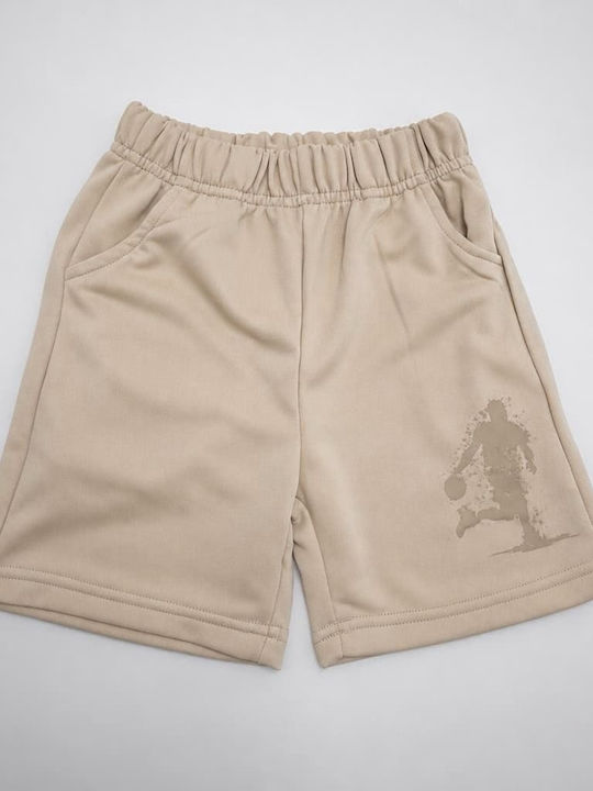Kids Fabric Shorts/Bermuda Beige