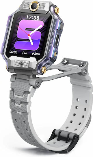 imoo X10 43mm Smartwatch with SIM and Heart Rate Monitor Silver