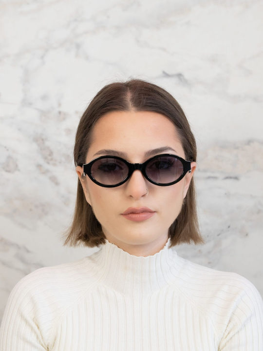 Monte Napoleone Black Sunglasses With Frame