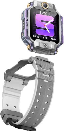 imoo X10 43mm Smartwatch with SIM and Heart Rate Monitor Silver