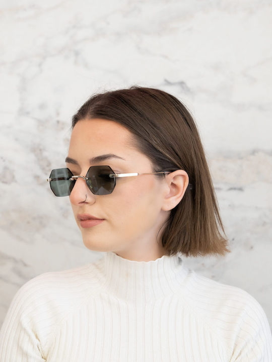 Tailor Made Unisex Sonnenbrillen mit Goldfarbenem Rahmen und Grauen Gläsern TM15344-C1