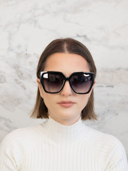 Monte Napoleone Black Sunglasses With Frame