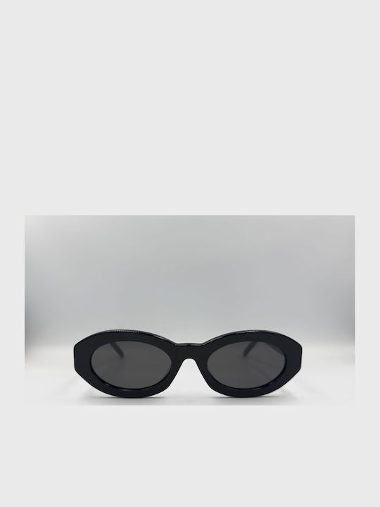 Monte Napoleone Women's Sunglasses with Black Frame and Black Lenses MN522626-C1