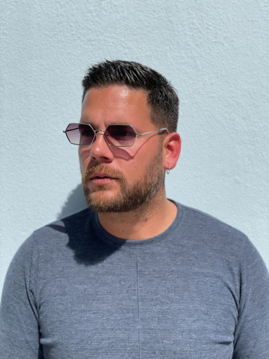 Tailor Made Unisex Sonnenbrillen mit Goldfarbenem Rahmen und Braunen Spiegelgläsern TM15293-C2
