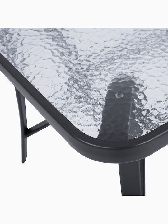 Set Dining de Exterior Bruno 7 Piese Gri