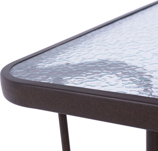 Set Dining de Exterior 5 Piese Maro