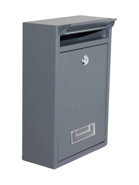 Saska Garden Outdoor Inox Mailbox In Pink Colour 21.5x9x31cm