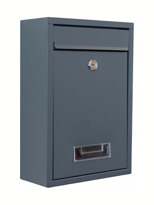 Saska Garden Outdoor Inox Mailbox In Pink Colour 21.5x9x31cm