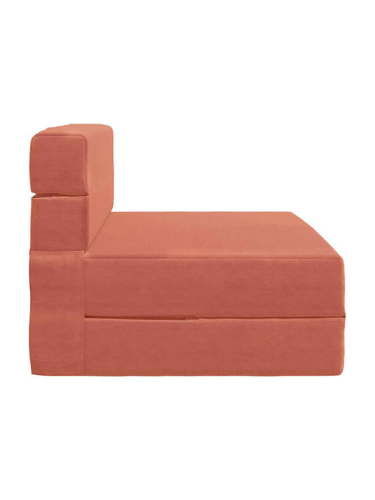 Armchair Bed Red Orange 70x72x60cm