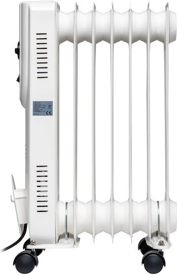 Milla Home Ölradiator mit 6 Ölgefüllten Heizkörpern 1500W