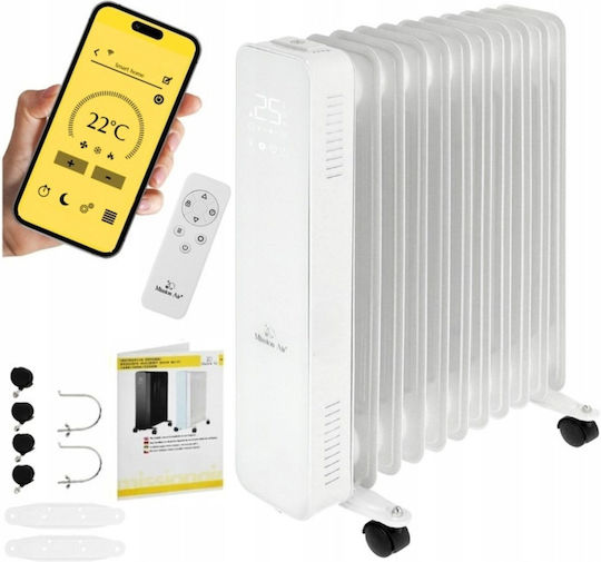 Mission Air Oil Filled Radiator with 10 Slices 2500W