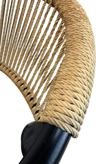 Beige Synthetic Rope 0.5cm Twisted Weave For Garden Chairs And Tables