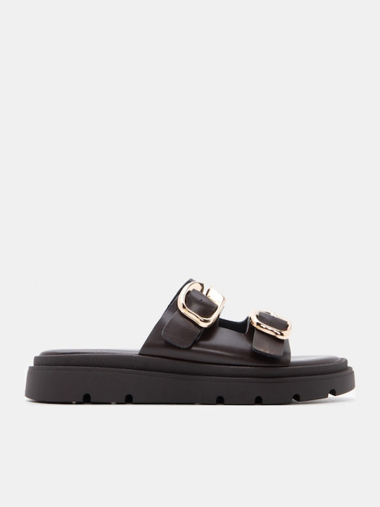 Γυναικεία Σανδάλια Flatforms Καφέ