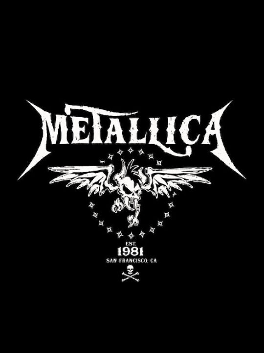 Hoodie Φούτερ Κουκούλα Metallica Takeposition Μαύρο 907-7786