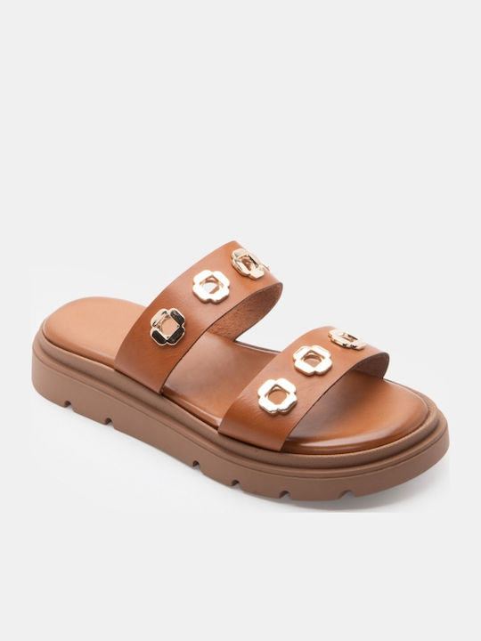 Γυναικεία Σανδάλια Flatforms Καφέ