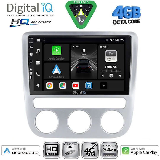 Digital IQ Ηχοσύστημα Αυτοκινήτου για Volkswagen Passat 2016-2023 (Bluetooth/USB/WiFi/GPS/Apple-Carplay/Android-Auto) με Οθόνη Αφής 10"