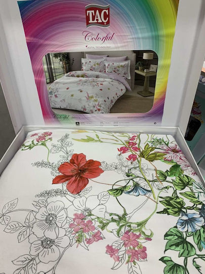 Tac Σετ Παπλωματοθήκη 200x220cm Διπλή με 4 Μαξιλαροθήκες & 1 Σεντόνι Benicia