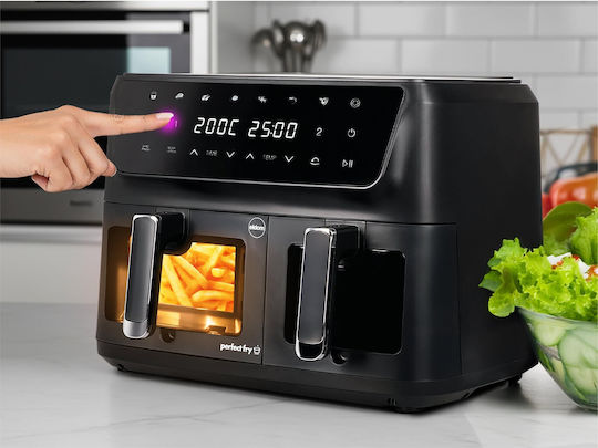 Eldom Air Fryer with Double Removable Container 11l Black FR220