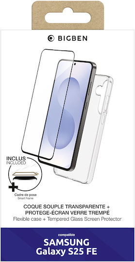 Bigben Connected 2-in-1 Pack Soft Case Tempered Glass Screen Protector Honor 400 Smart Transparent