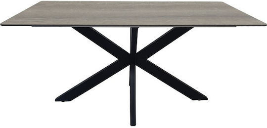 Bethan Τραπεζαρίας Γκρι 180x90x75εκ. Bethan Τραπεζαρίας Γκρι 180x90x75εκ.