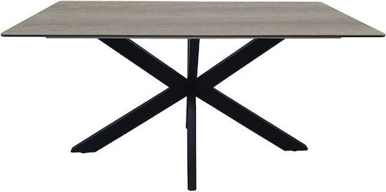 Bethan Τραπεζαρίας Γκρι 160x80x75εκ.