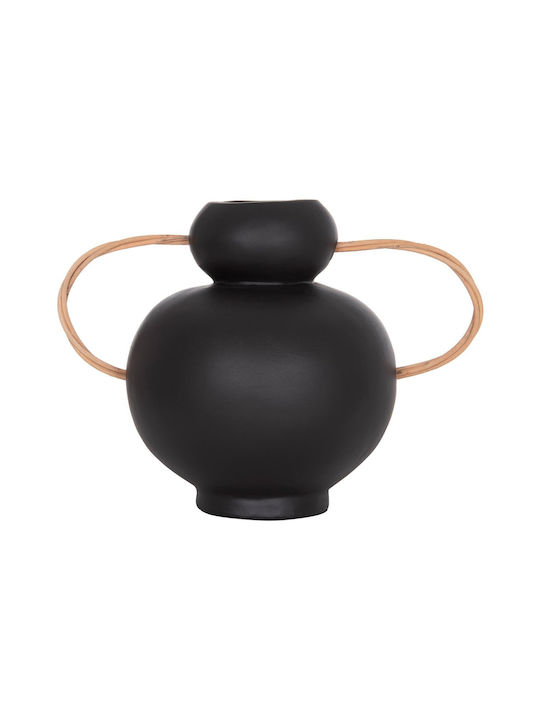 Freebox Decorative Vase Ceramic Orange 27x15xH20cm