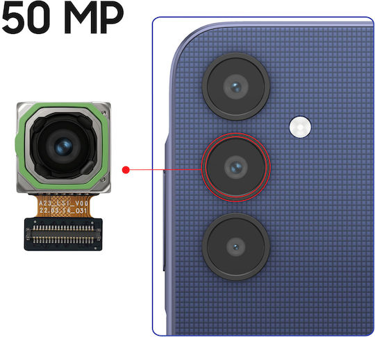 Samsung Rear Camera Galaxy A25 5g Main Sensor 50mp Service Pack Black