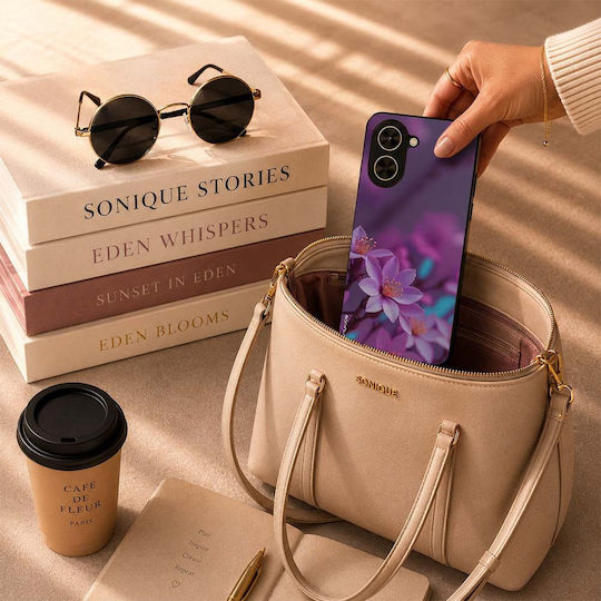 Калъф Sonique Sunset In Eden Series Xiaomi Redmi Note 14 4G 164.84мм Сакура Блум
