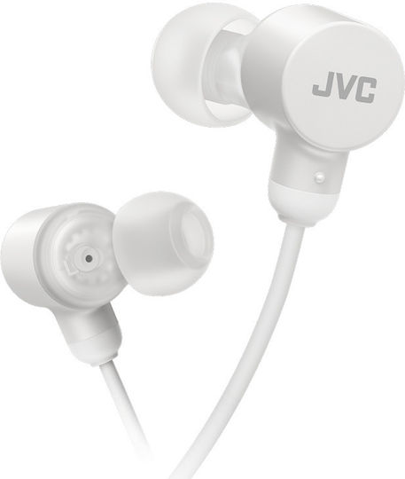 Jvc Ha-fr29uc-w-u Căști In-ear Cu Fir Microfon Usb-c Funcție Mod Sunet Husă Albe