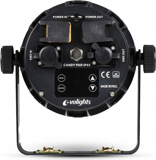 Evolights Candy Par Ip65 Στερεωμένος Προβολέας Par Led Σκηνές Υπαίθριες Εφαρμογές
