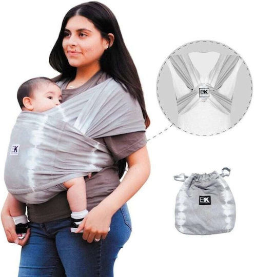 Baby K'tan Μάρσιπος Wrap Tie Dye Medium Graphite Grey με Μέγιστο Βάρος 16kg