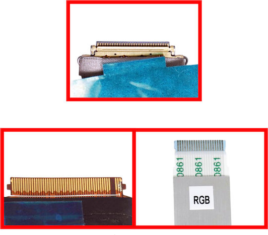 Screen Flex Cable for Laptop Lenovo Thinkpad L14 Gen 5 21l1 21l1001pau 21l2 21l2s1xk04 21l5 21l2s6cf2k 21l6 21l6s6fe001