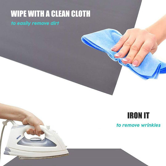 Linomag Ecran Proiecție Anti-lumină 100 Inch Proiecție Față Spate Format 16:9 4K HD Ideal Interior Exterior Pliabil Gri Metalic