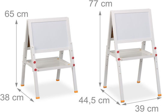 Relaxdays Πίνακας Επιδαπέδιος 77x44.5x39εκ.