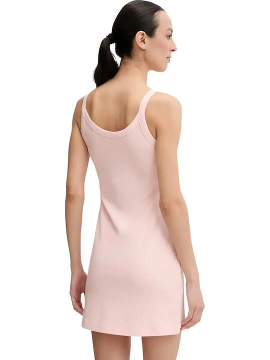 Summer Mini Slip Dress Pink V6GK11K3181 G67B