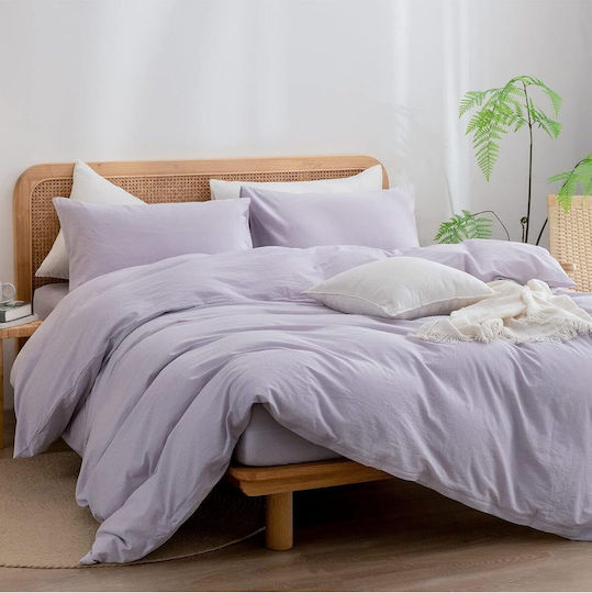 SteweHome Σετ Ημίδιπλη 180x220cm Εκρού