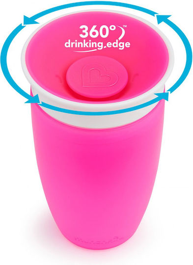 Munchkin Toddler Cup Miracle 360 Sippy Cup from Plastic Pink 296ml