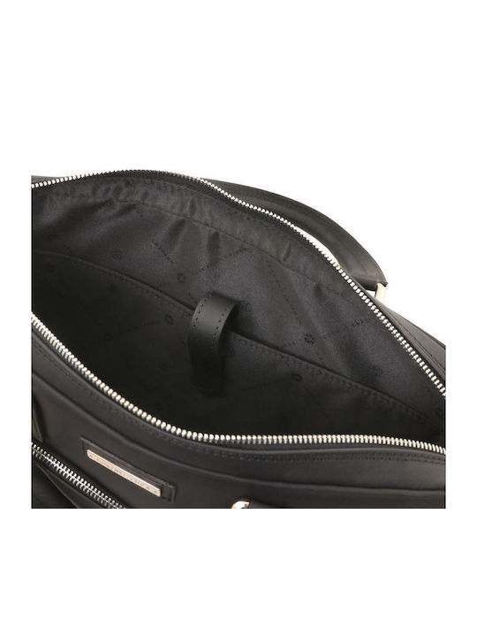 Tuscany Leather Shoulder / Handheld Bag for 15.6" Laptop in Black Colour TL142620