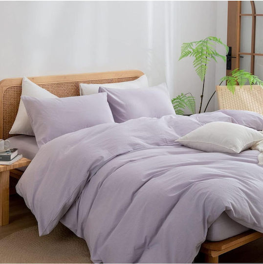SteweHome Σετ Ημίδιπλη 195x230cm Λιλά