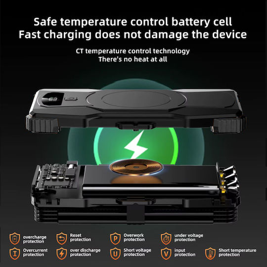 Linomag Power Bank Solar 10000mAh 22.5W Negru