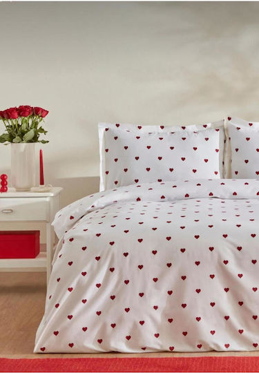 SteweHome Σετ Διπλή 200x220cm Κόκκινο