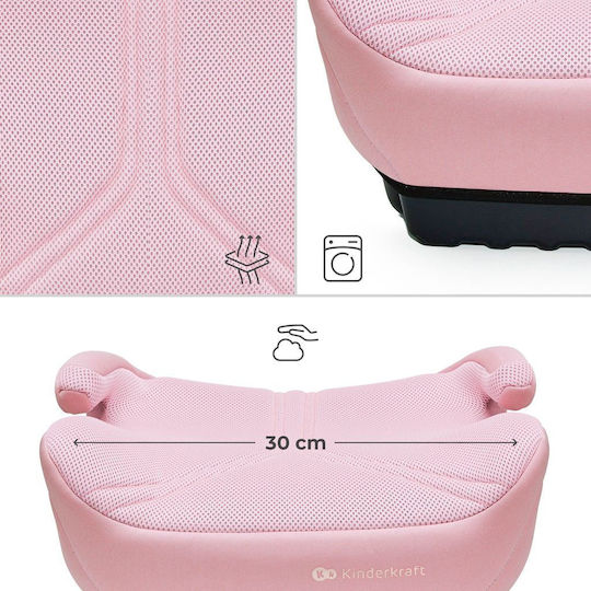 Kinderkraft I-BOOST 2 Autositz Kindersitz i-Size mit Isofix Pink
