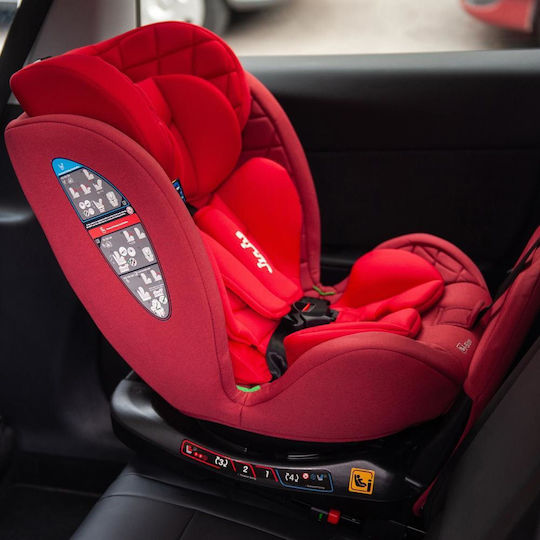 Juju Total 360 Car Seat i-Size with Isofix Red