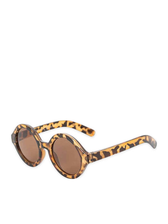 Wildride Round Kids Sunglasses Brown for 2-6 Years