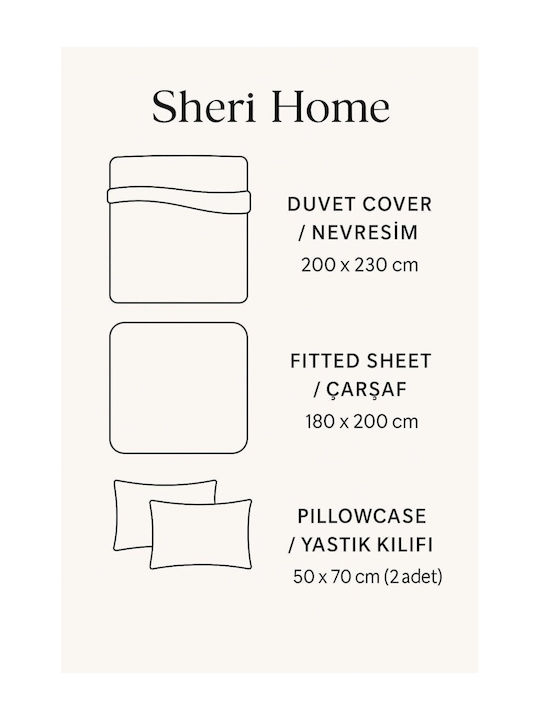 SteweHome Подредба Плик За Завивка 195x230см Единичен С Калъфка Зелен